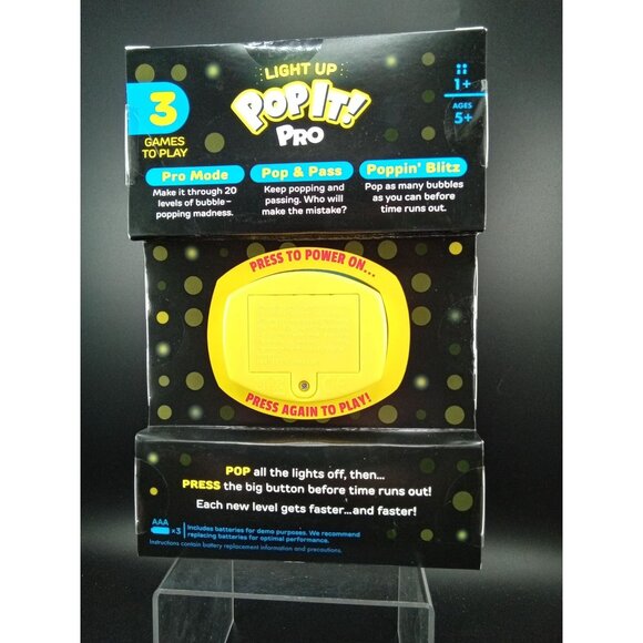 Pop It! Pro The Light-Up Pattern-Popping Game Fun For Ages 5+ With 3 Game Modes - Picture 2 of 4